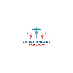 Obraz premium Medical Check Up Logo Design Vector