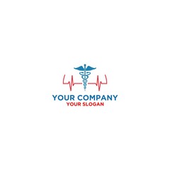 Medical Check Up Logo Design Vector