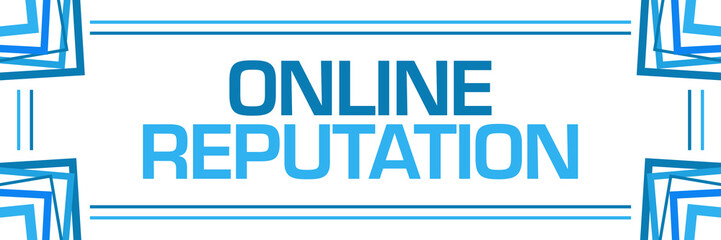 Online Reputation Blue Random Borders Horizontal 