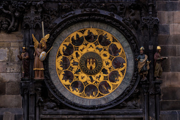 Fototapeta na wymiar Prague Astronomical Clock in the Old Town of Prague