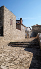 Small idyllic city Novigrad located on the west coast of Istria peninsula, Croatia