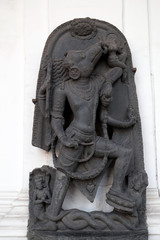 Fototapeta na wymiar Varahavatara, from 10th century found in Surajkund, Nalanda, Bihar now exposed in the Indian Museum in Kolkata, West Bengal, India 
