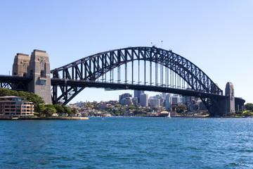 Fototapeta na wymiar Sydney harbour bridge