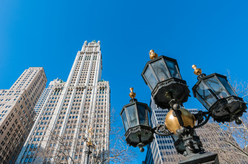 City Hall Square in New York, United States.