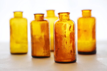 レトロなガラス瓶