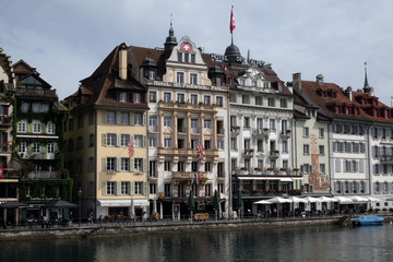 Historic city center of Lucerne, Switzerland