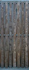 Dark wood planks of fence texture