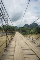 Beautiful day around the fields and the dirt roads of Vang Vieng area in Laos.  This place feels out of this world , full of green mountains and rice fields , blue lagoons and rivers.  