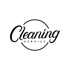 Cleaning service logo