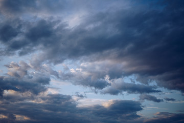 Fototapeta premium Sky with big cloud background