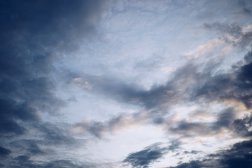Fototapeta na wymiar Blue sky with clound background