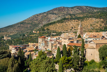 View of the Sanctuary of Maria SS. Of Quintiliolo near Tivoli, Italy