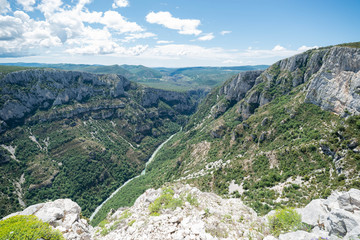 Gorges of Verdon canyon, South of france.
