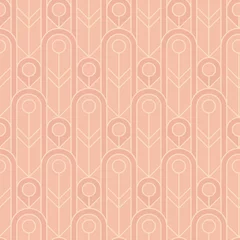 Foto op Plexiglas Glamour stijl Teder glamoureus vintage roze naadloos patroon