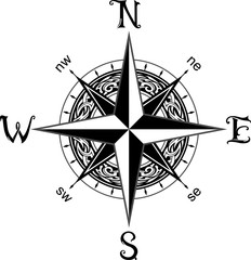 Vintage Compass Tattoo © Draco77