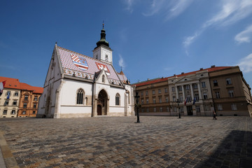Church of St. Mark in Zagreb, Croatia