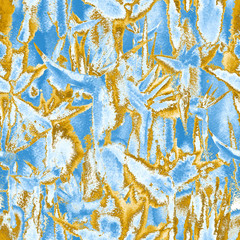 tropical jungle seamless pattern print watercolor tie dye endless repeat flower pastel delicate