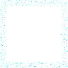 Blue, cyan, turquoise glitter stars confetti