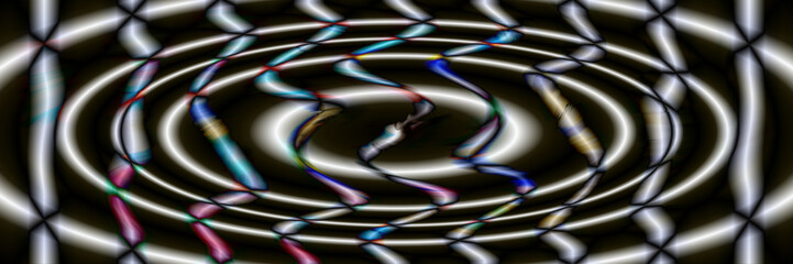 Digital Art, abstract 3D objects with soft lighting, Germany