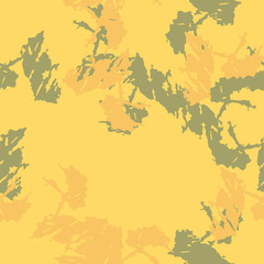 Obraz premium Desert camouflage of various shades of yellow, orange and green colors