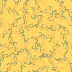 Desert camouflage of various shades of yellow, orange and green colors