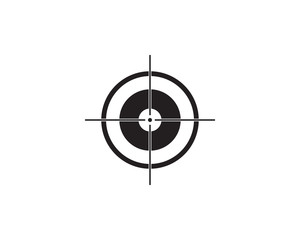 Vector target icon illustration