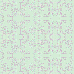 Unlimited vector pattern in a romantic style.