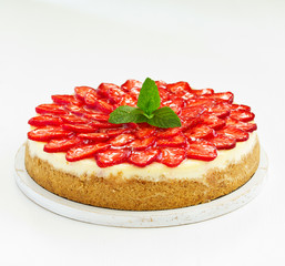 Strawberry cheesecake ... Selective focus.