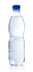 Transparent bottle of still water