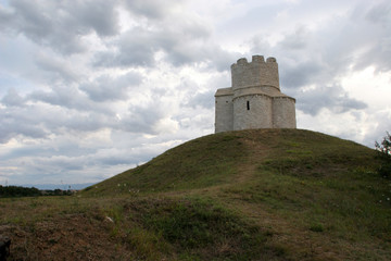 Ancient church on the hill in Nin, Croatia