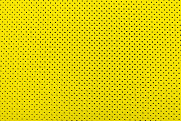 Luxury Car yellow leather interior.  Part of perforated leather car seat details. Yellow Perforated...