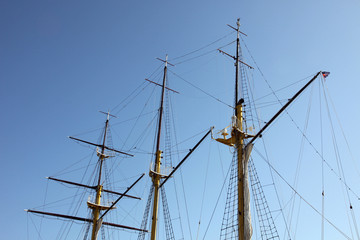 Sailing vessel at the dock