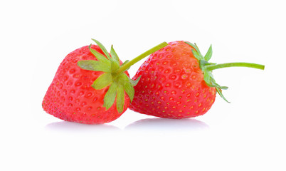 fresh stawberry isolated on white background