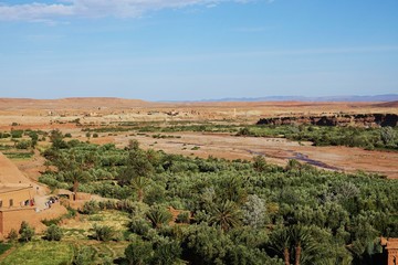 Landscape, desert in Morocco, in Africa