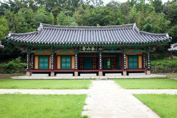 Mausoleum of General Kim Yu-shin in Gyeongju-si, South Korea.
