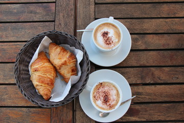 croissant on a plate