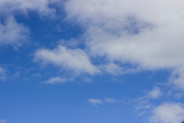 Clouds and the sky in the day