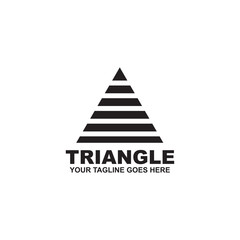 Triangle logo design inspiration vector template