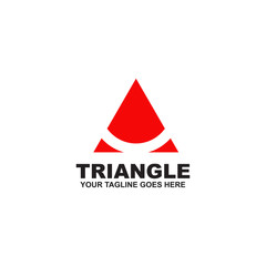 Triangle logo design inspiration vector template