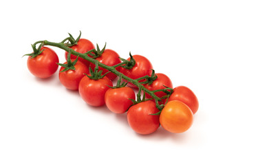 tomatoes isolated on white background