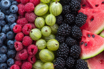 Mix of berries pattern