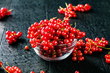 Fresh red currant berries