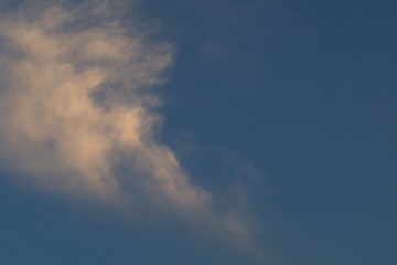 pink cloud,weather, cloudscape,sky,blue,air,view,space,nature, 