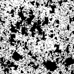 Abstract grunge background black and white. Seamless texture of scratches, chips, cracks. The dark pattern of the old surface.
