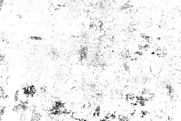 Grunge background black and white. Cracks, chips, scratches, dust texture. Abstract city wall. Dirty old surface. Vector vintage pattern.