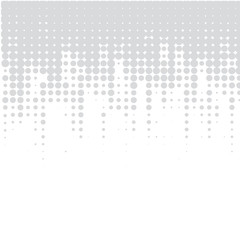 White background with gray dots