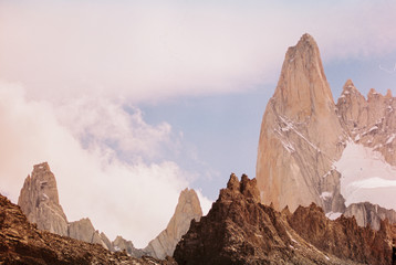 Mountains with blue sky