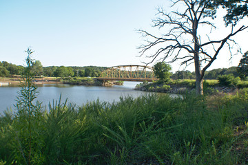 Fototapeta na wymiar View of Lake Texoma in the Summer
