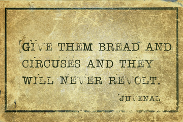 bread and circuses Juvenal
