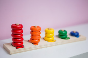 wooden educational game for children